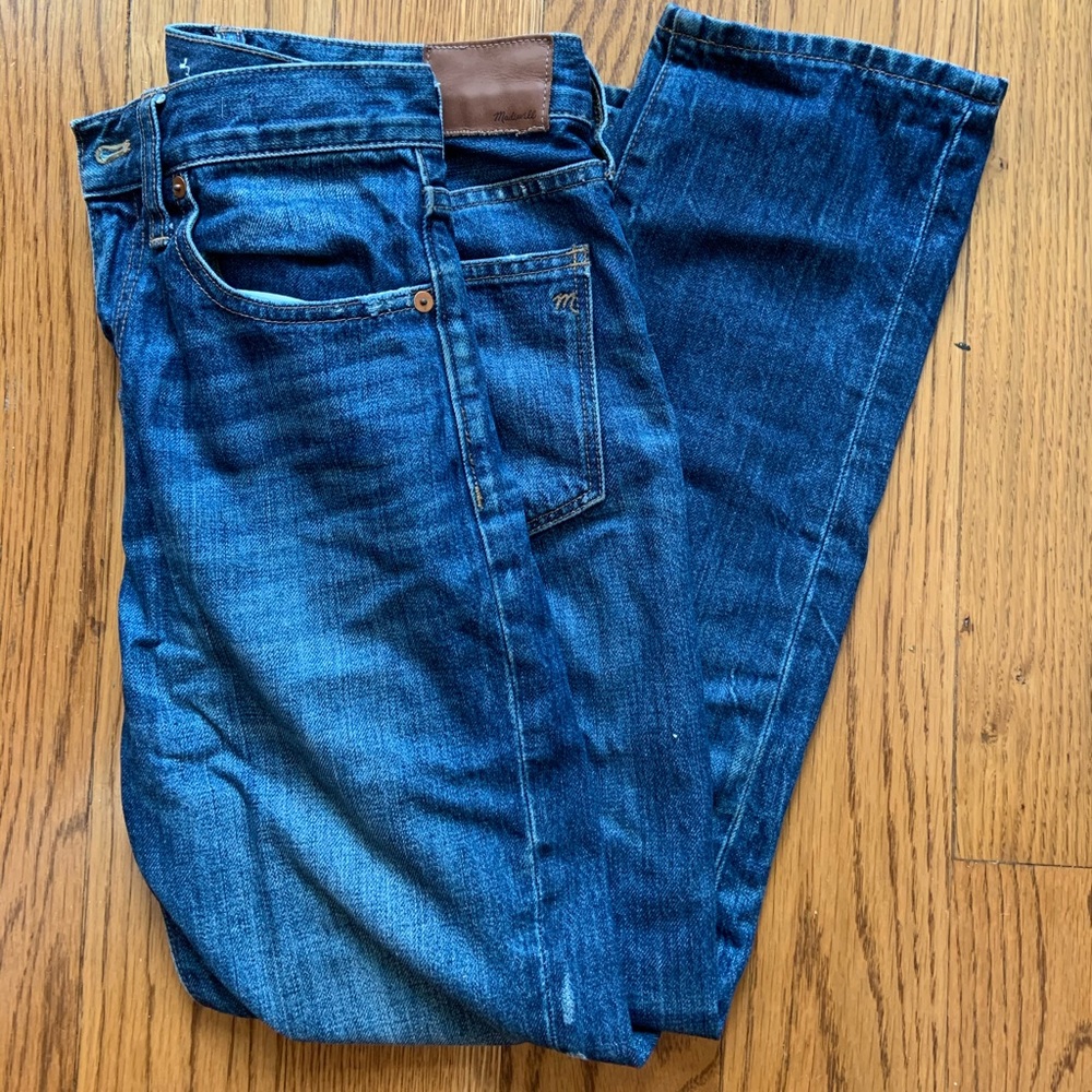 Madewell size 25 straight leg crop jean